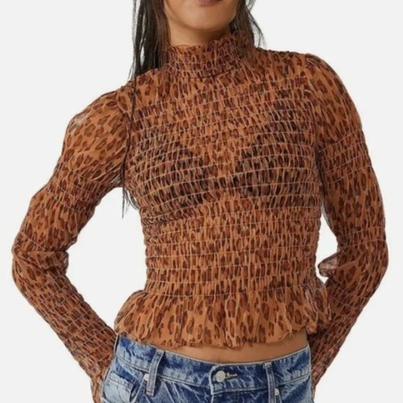 Free People - Size M Long Sleeve Blouse - Picture 4 of 11